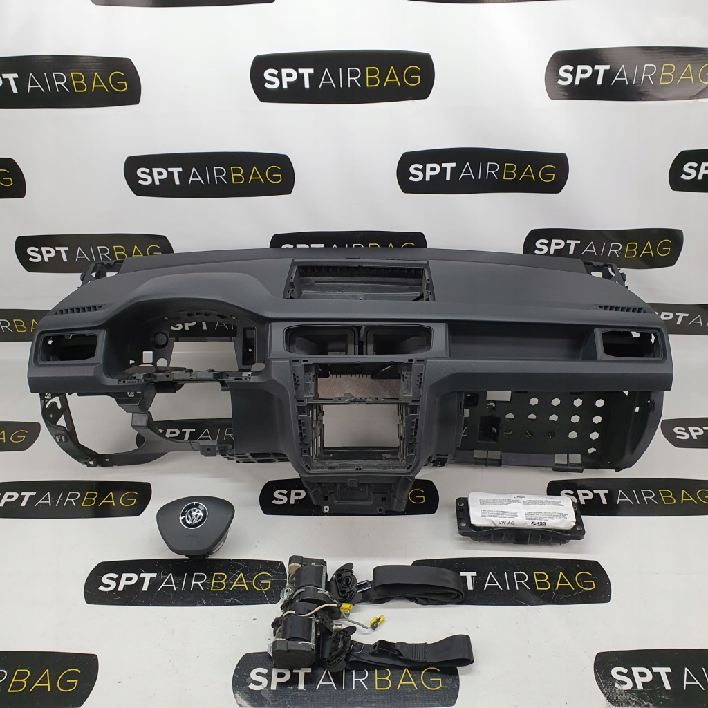 фото №1, Vw caddy 2k5 приборная панель консоль org подушки безопасности ремни подушка безопасности