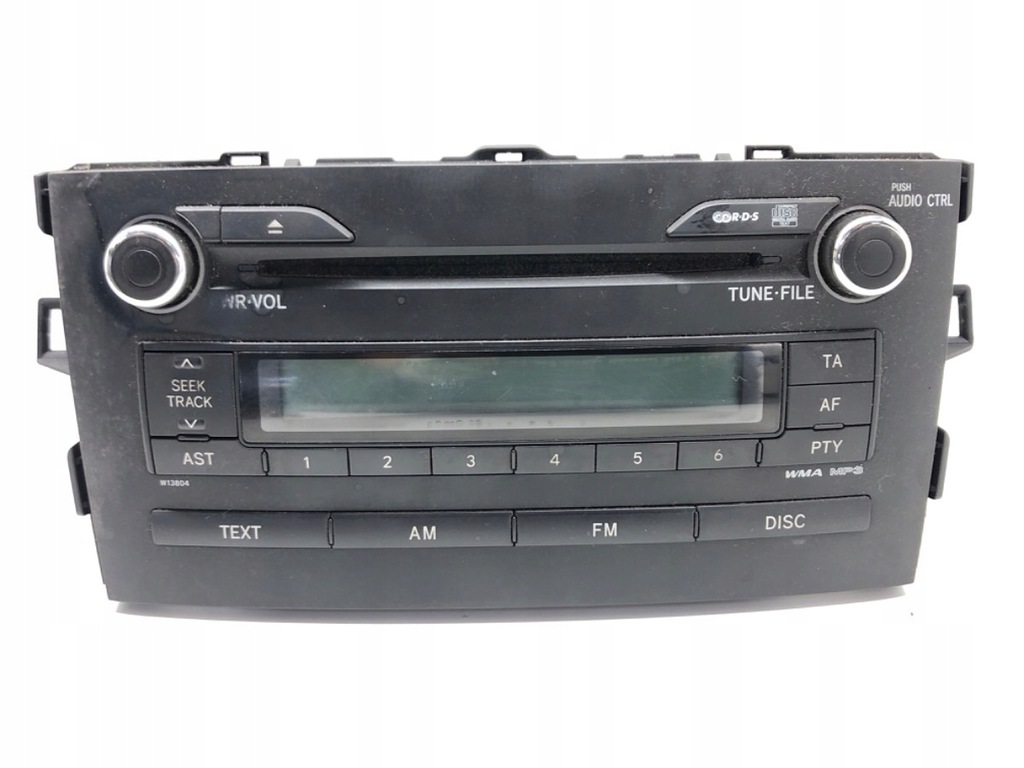 фото №1, Радио toyota auris 06-12 86120-02510