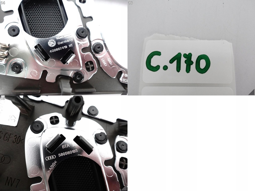 фото №12, Audi a6 s6 4g0 c7 lift 10-18 захист dekor двері ліва задня хром drewno aj3