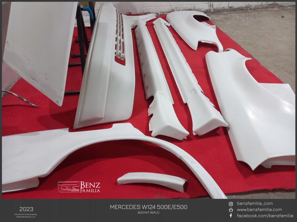 фото №13, Mercedes w124 500e/e500 sedan pakiet/bodykit replika