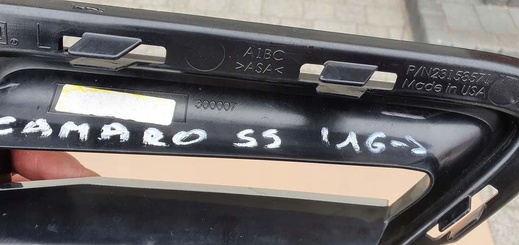 фото №6, Chevrolet camaro ss 16- решётка левая бампер перед