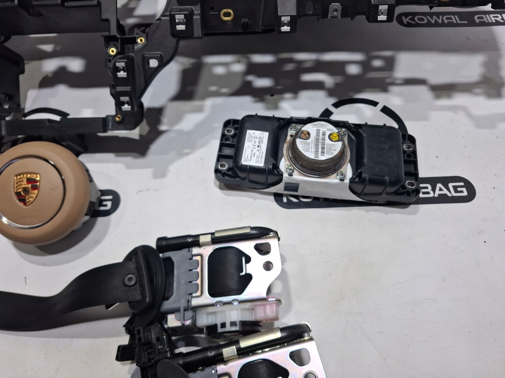 фото №6, Porsche macan 95b przed lift шкіра панель приладів консоль подушка безпеки ремені org демонтаж