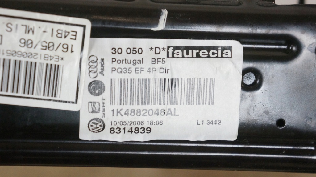 фото №7, Seat leon ii каркас сиденье правый перед 1k4881106kj