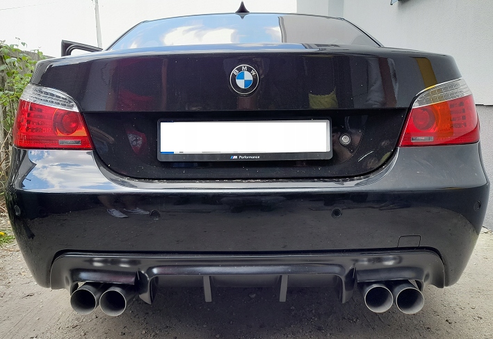 фото №7, Гаситель выхлоп спортивный bmw 5 e60 e61 2,0d 2,5d 3,0d m5 4x90mm