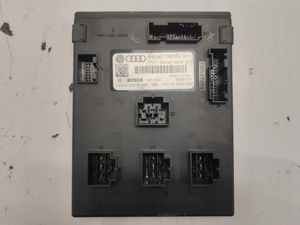 фото №1, Audi a6 c7 модуль комфорта блок управления бортовой сетью 4h0907063bj