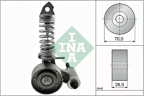 Schaeffler ina 533 0085 30 натяжитель ремень клиновой многоручейковый Недорого