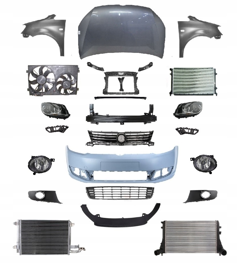 Купить Vw caddy life 10-15 перед капот бампер ремень фара