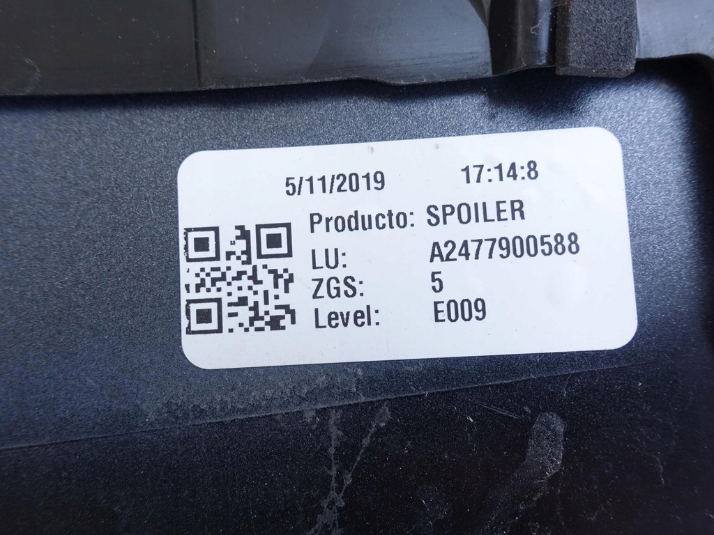 фото №9, Mercedes glb x247 спойлер спойлер кришки задня