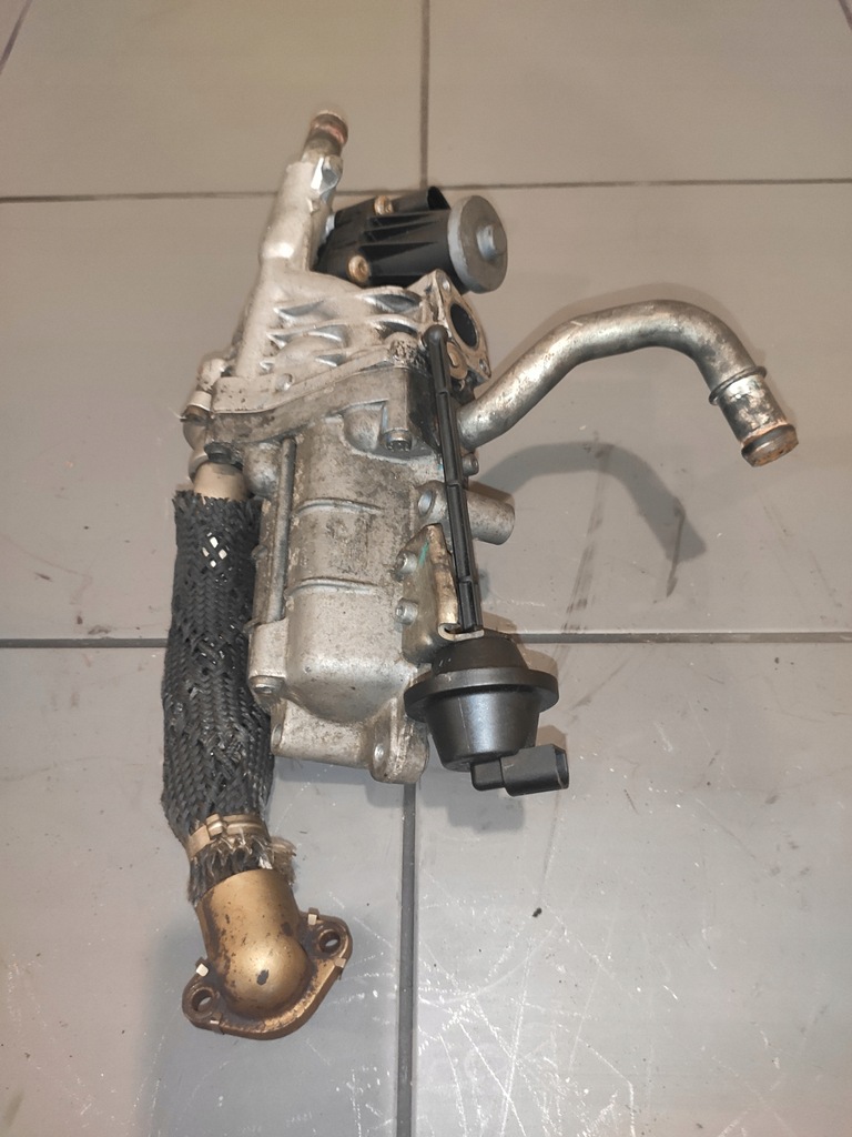 фото №11, Jaguar x250 xf 3.0 d клапан egr радиатор выхлопных газов радиатор kpl оригинал