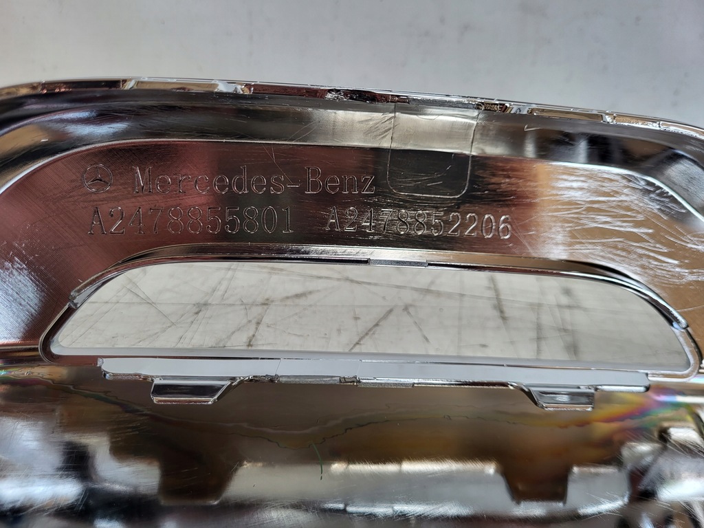 фото №9, Mercedes glb x247 дифузор хром накладка бампера