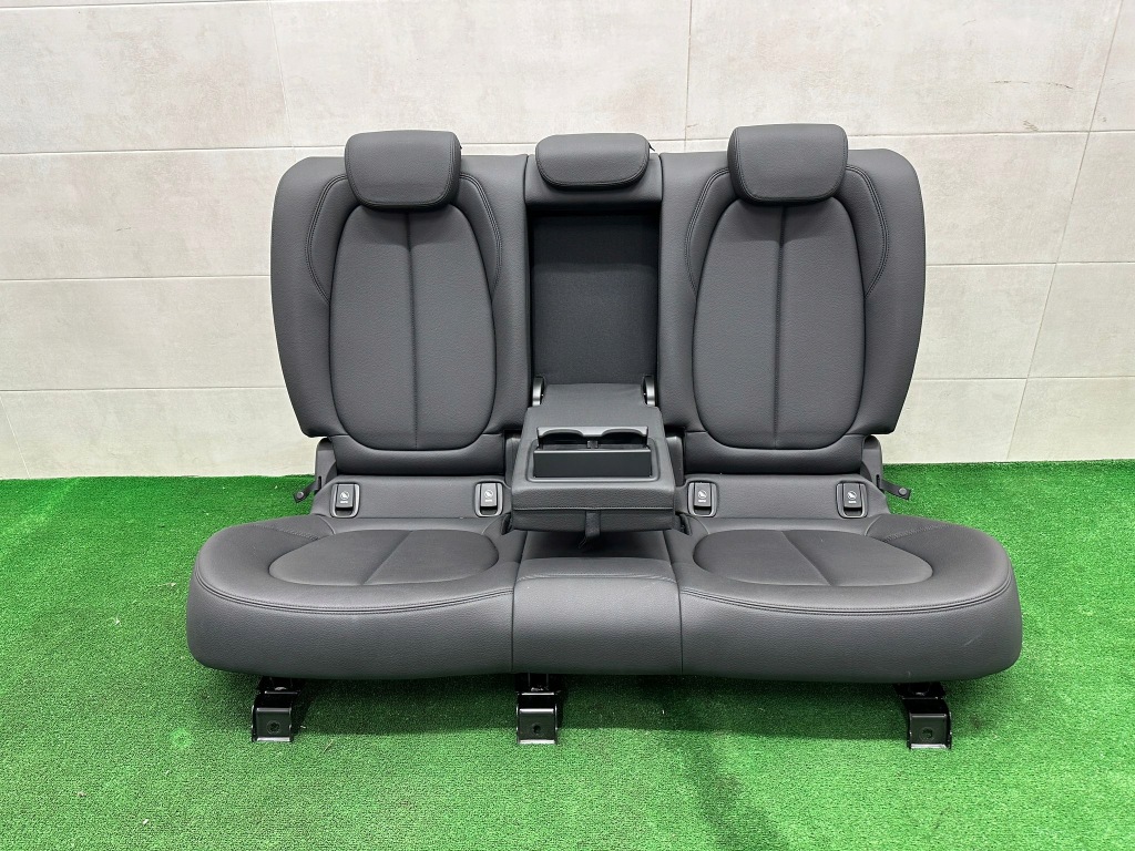 фото №7, Bmw x1 f48 середина сидіння заднє сидіння тунель обшивки оббивка czarna шкіра