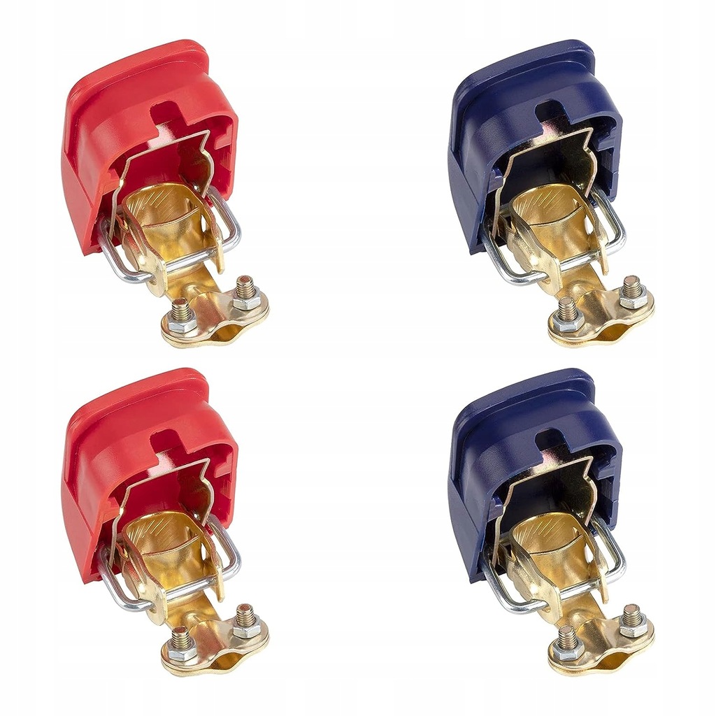 фото №1, Qimei mosiężne супорти акумулятор клеми 2 пари