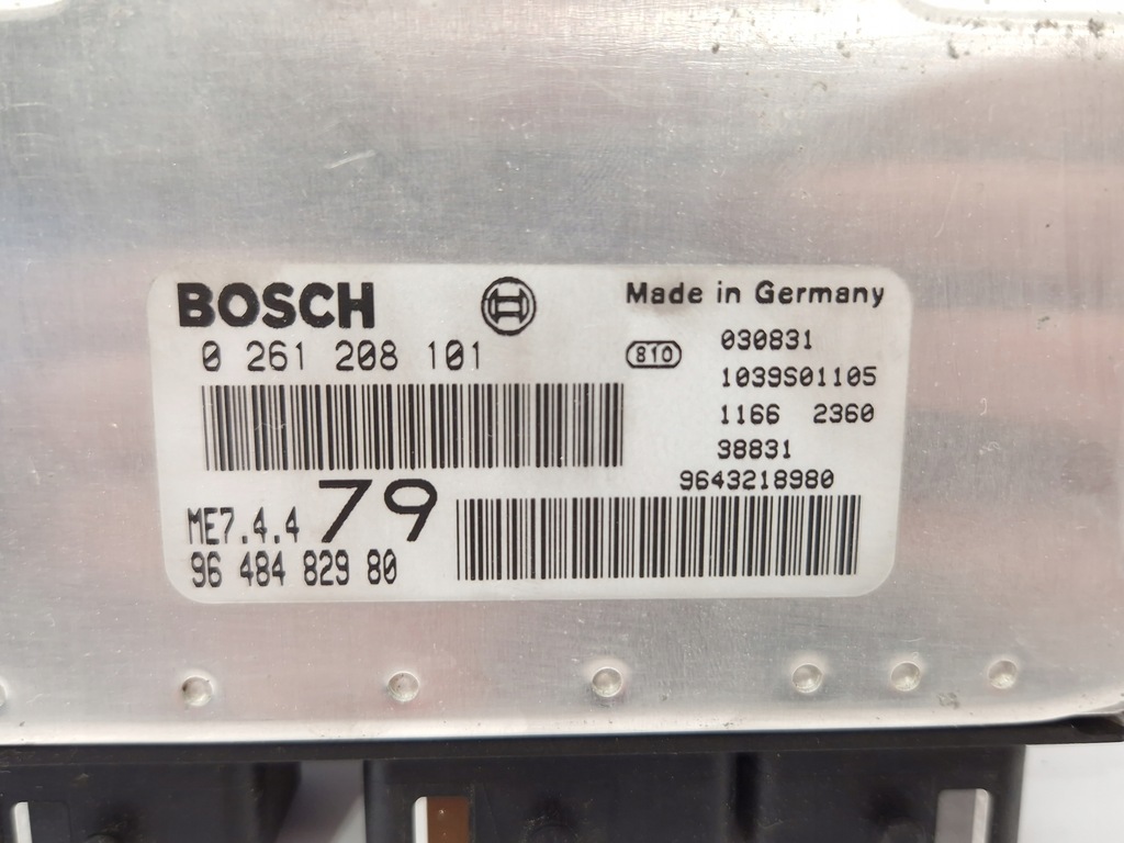 фото №9, Peugeot 206 1.6 бортовой компьютер 0261208101 9648482980