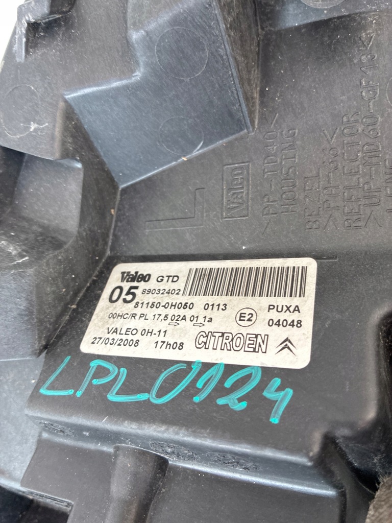 фото №8, Citroen c1 89032402 лампа перед передняя левая europa