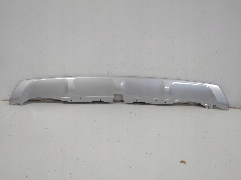 фото №14, Накладка нижня бампера передній ford edge lift 2019- спойлер сріблястий