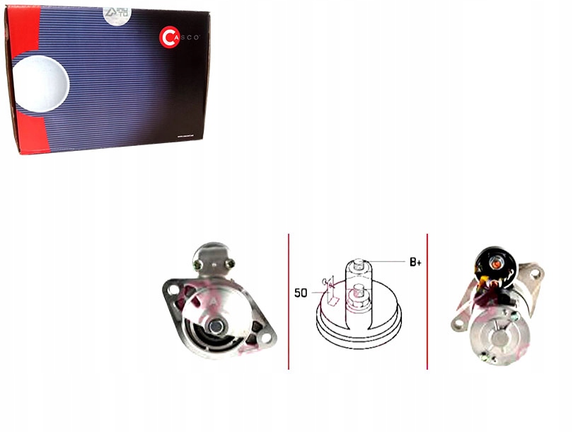 фото №1, Casco стартер 12v 1.4kw