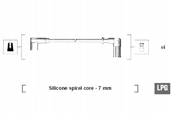 Magneti marelli набір трубопровід запалювання fiat Ціна