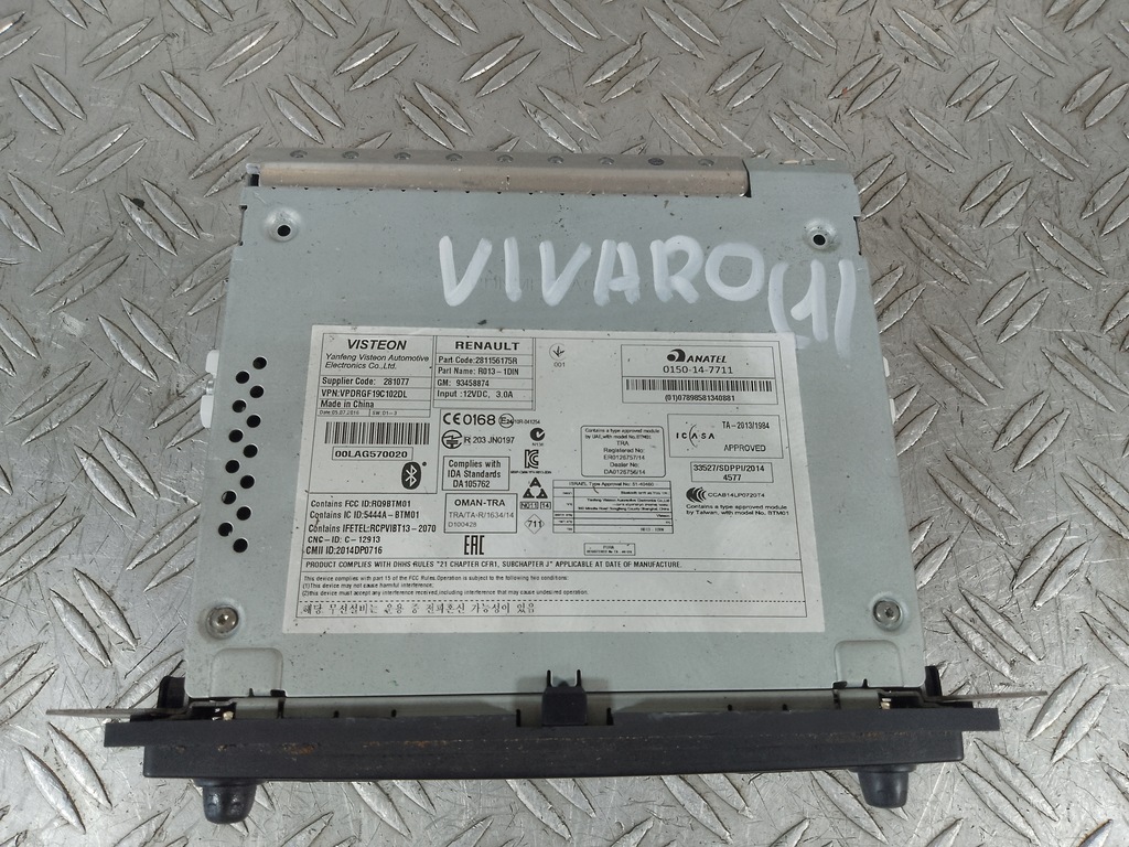 фото №4, Opel vivaro 15- радіо 281156175r