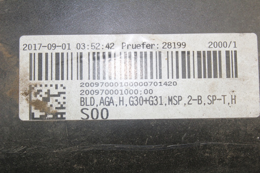 фото №8, Дифузор бампер задня bmw 5 g30 g31 повний bdb