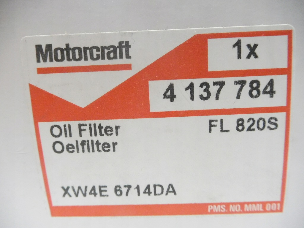 фото №6, Фильтр масла ford mondeo mk1 mk2 оригинальный номер 4137784