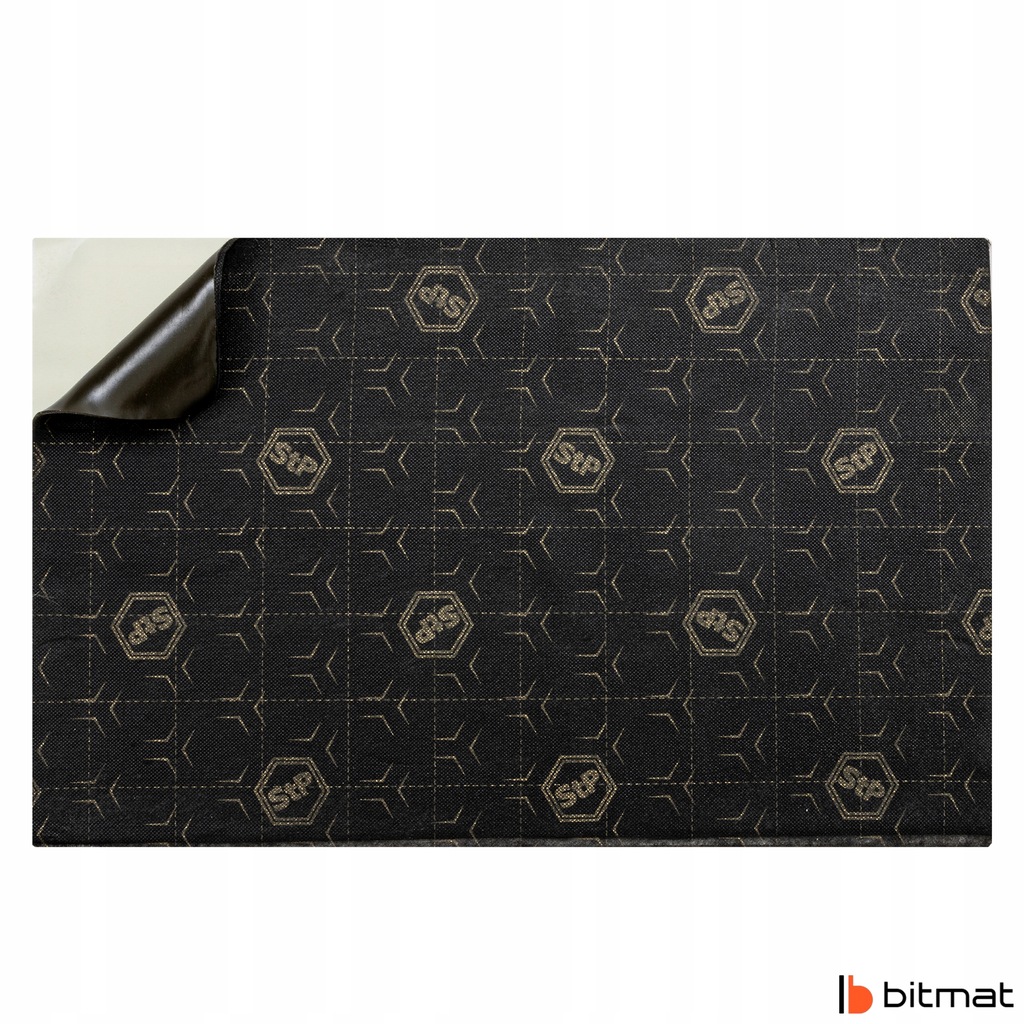 фото №16, Мат шумоизоляционная бутиловая bez алюминий 3 mm 57 x 35 cm na пол w aucie