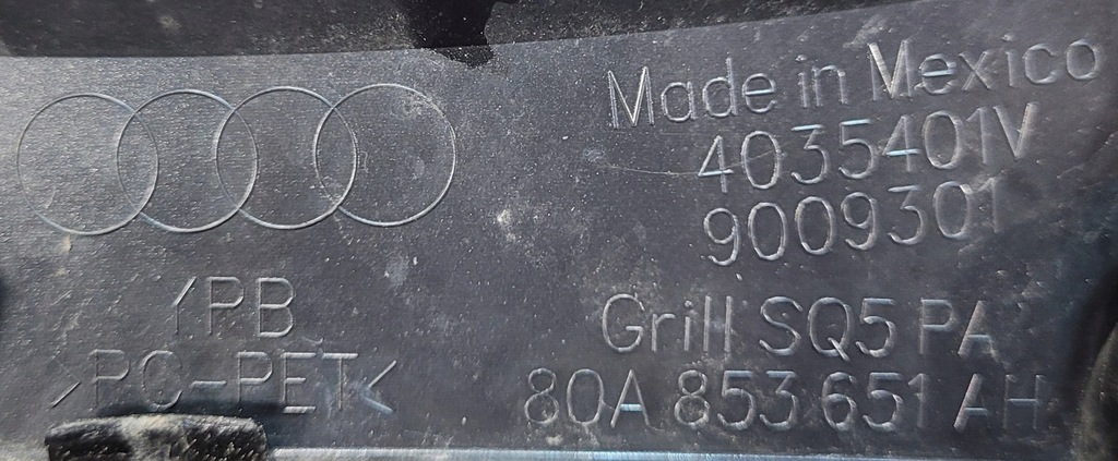 фото №6, Решётка радиатора решётка радиатора радиатора audi sq5 lift satyna 80a 80a853651ah