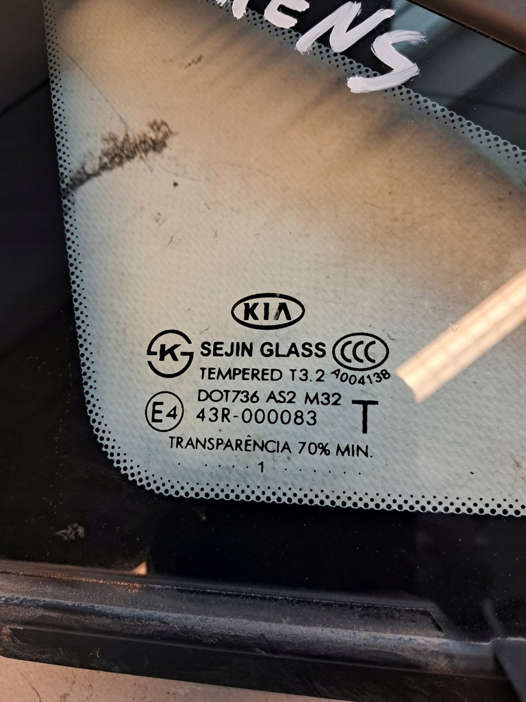 фото №5, Скло кузовна правий перед kia carens iii 11r