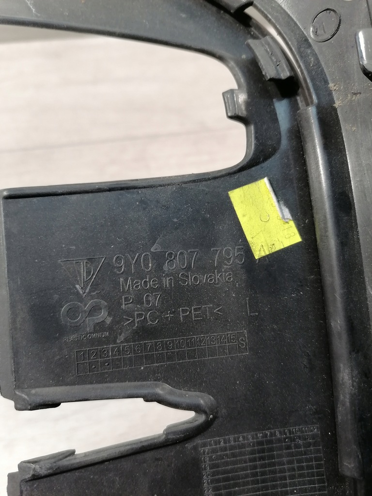 фото №11, Porsche cayenne 3 решітка бампера ліва 9y0807795b