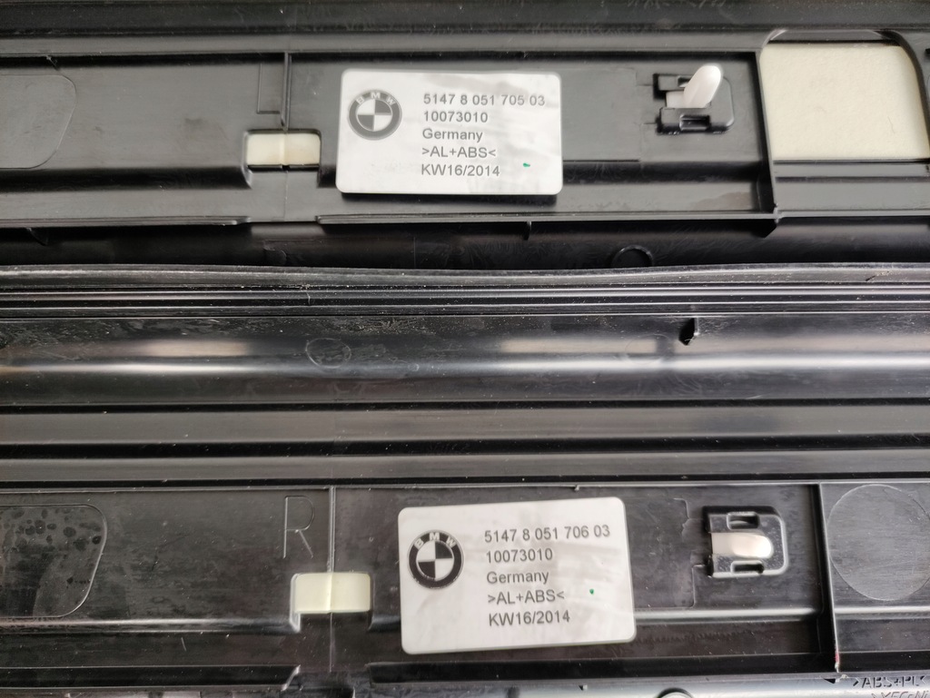 фото №3, Накладки пороговые салон m набор bmw 6 f13