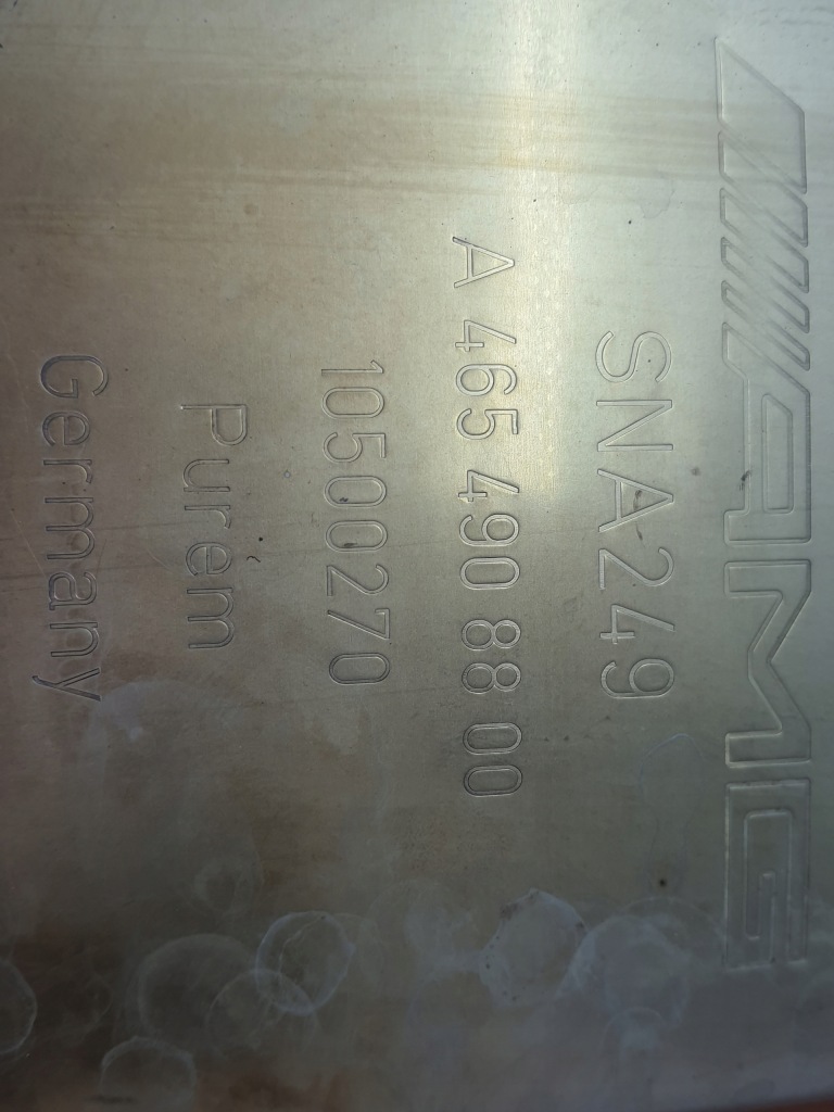 фото №15, Глушитель конечный выхлоп правый левый mercedes g w465 g63amg brabus a4654908800