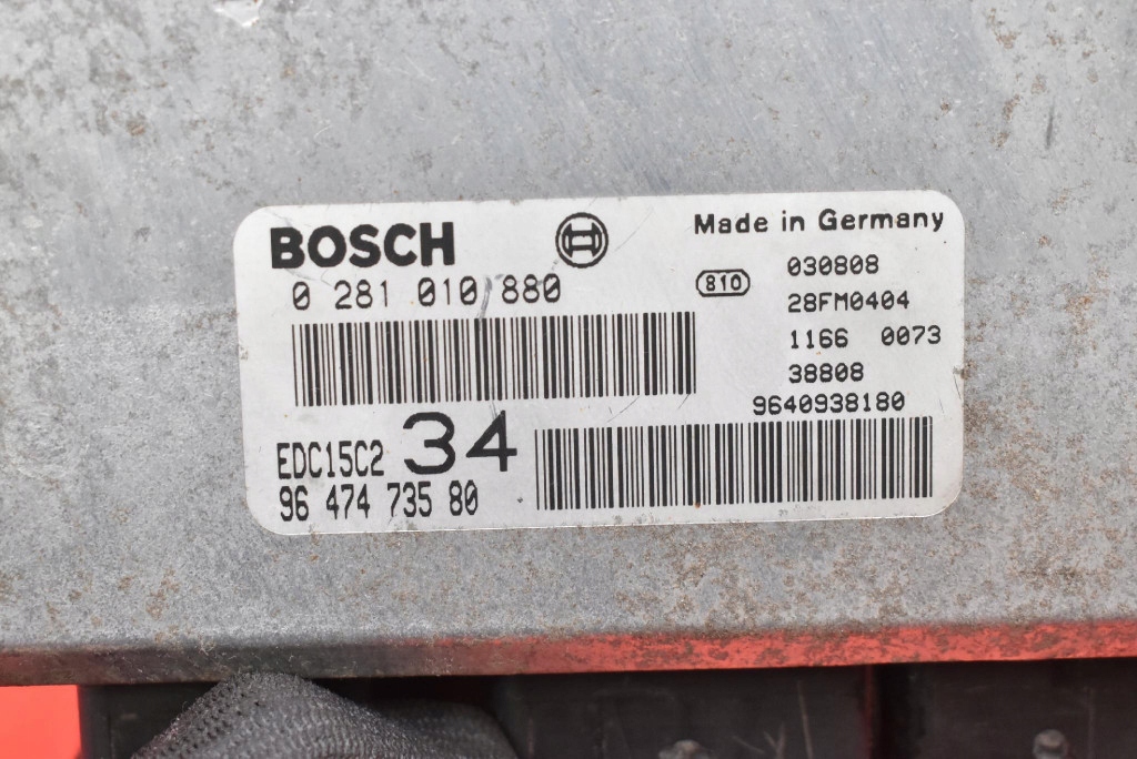 фото №8, Блок керування бортовий комп'ютер двигуна 9647473580 peugeot 607 1 i 2.2 hdi 133 km 00-04