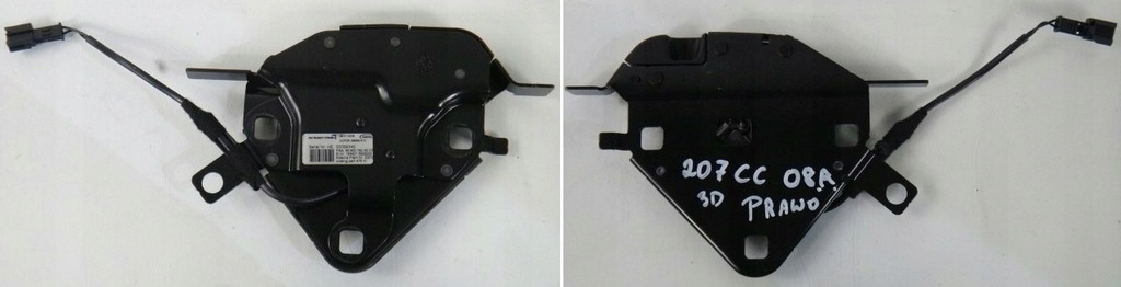 фото №1, Peugeot 207 cc 08 r замок крыша правый