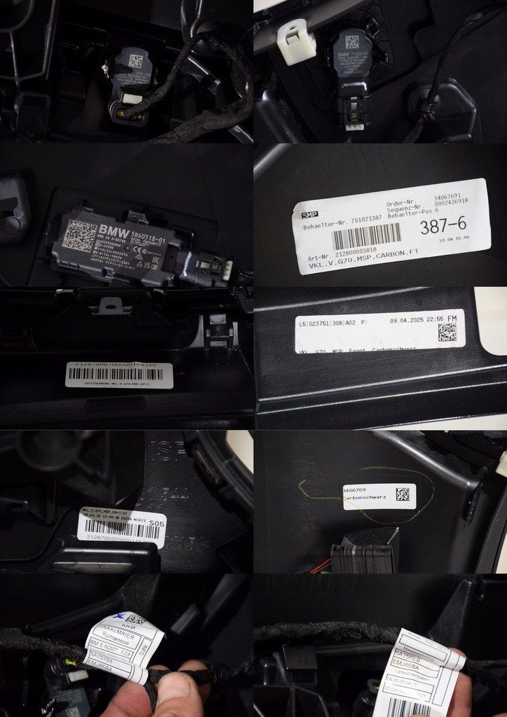 фото №16, Bmw 7 g70 бампер перед m-pakiet 6 pdc 416 carbonschwarz do zamontowania