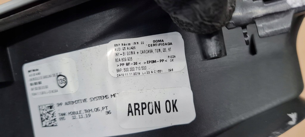 фото №6, Q5 80a sq5 кришка заливної пального ly9c 80a809906