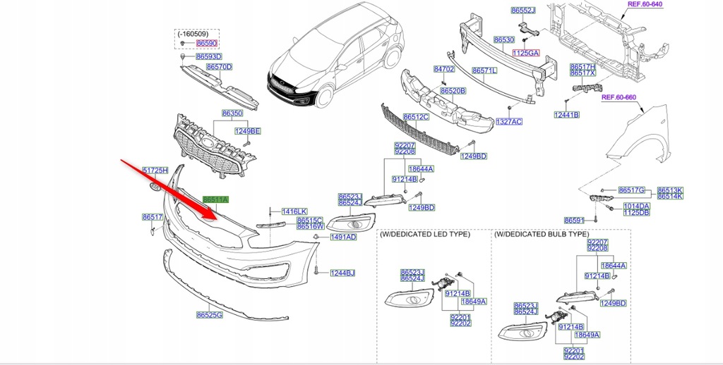 фото №1, Бампер передний 2015 2018