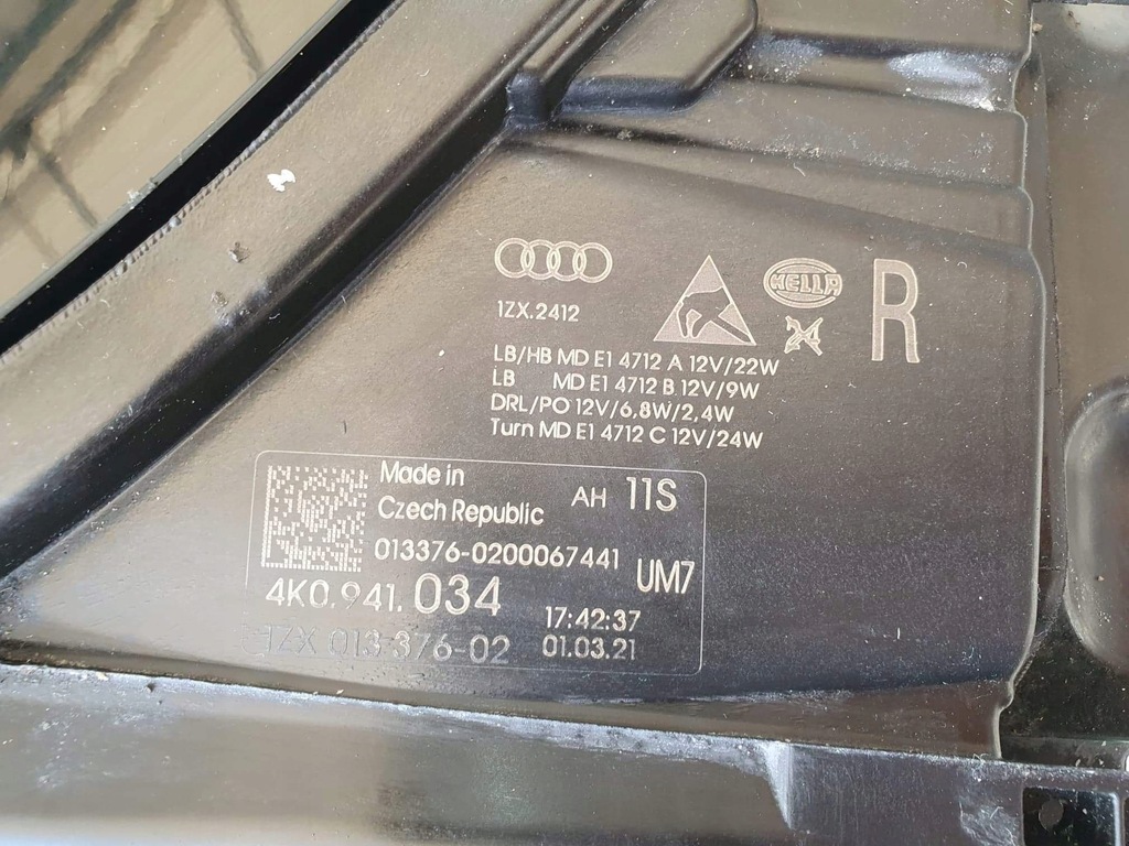 фото №7, Audi a6 c8 4k0 лампа права full led 4k0941034