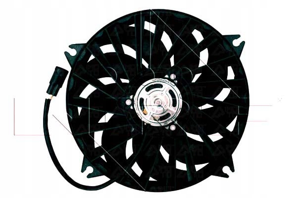 фото №1, Nrf 47354 вентилятор, охолодження двигуна