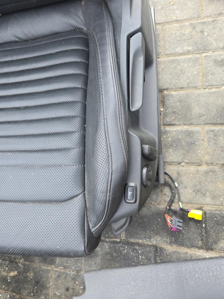 фото №7, Kpl сиденье сиденья заднее сиденье vw passat b8 kombi кожа обшивки подогрев