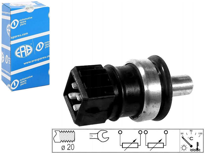 фото №1, Датчик температуры жидкость радиатора [era]