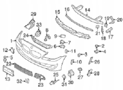 фото №2, Заглушка основание распылителя bmw 5 f10 m-pakiet