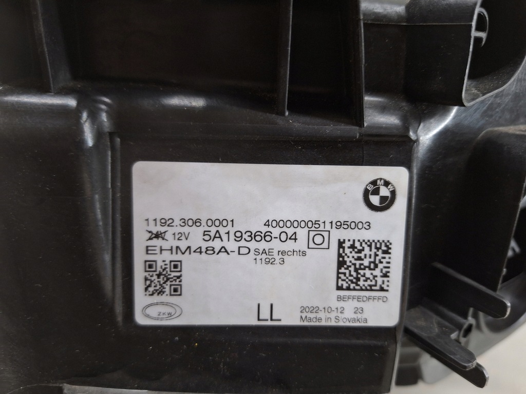 фото №12, Bmw 4 g22 2022 лампа led права передня фара перед usa 5a19366-04