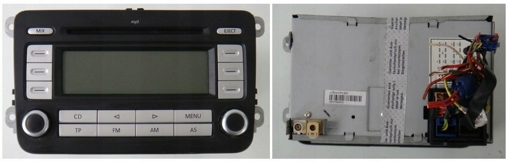 фото №1, Vw caddy iii 09 r радіопрогравач cd mp3