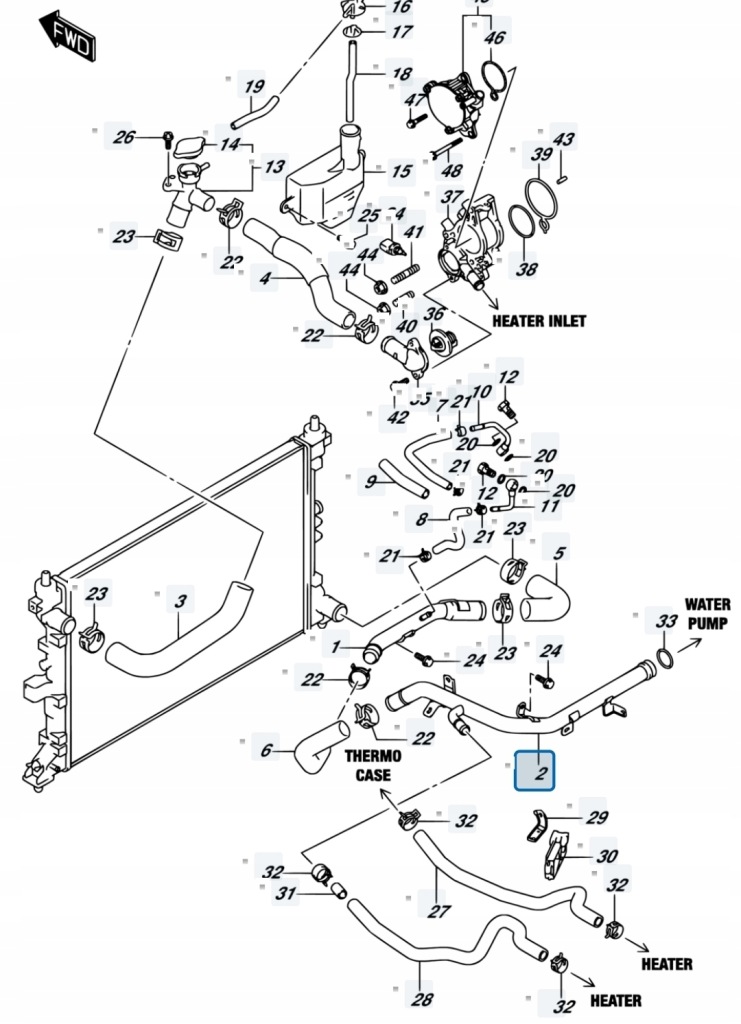 фото №9, Suzuki sx4 s-cross 18r 1.4t k14c lift труба шланг воды впуск do насоса