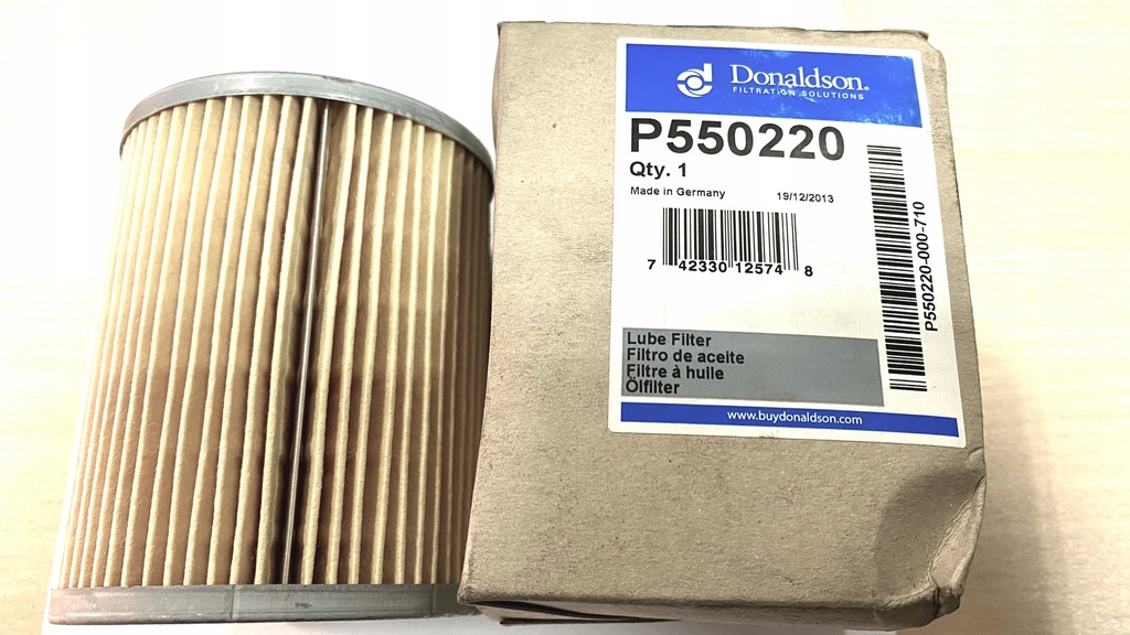 фото №1, Фільтр оливи donaldson p550220 do scania r