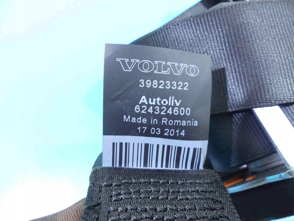 фото №7, Pas безопасности левый задняя volvo v60 i