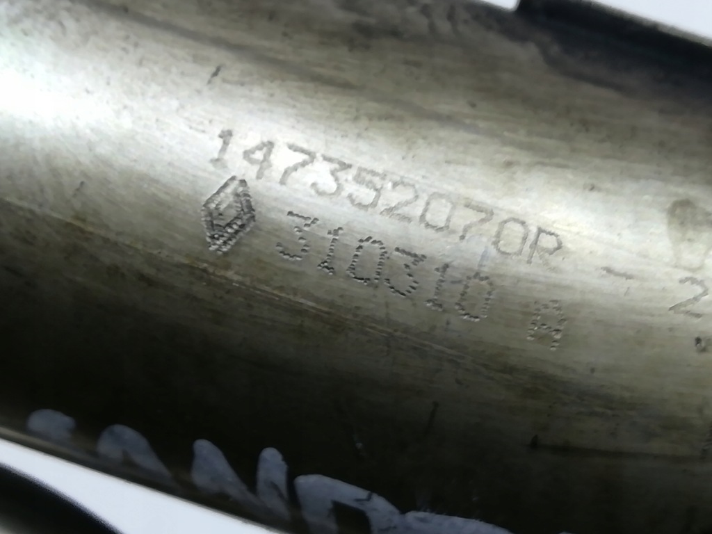 Радиатор выхлопных газов renault sandero 147352070p Оригинал