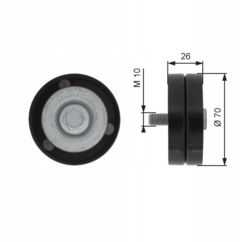 фото №1, Ролик натяжна ремінь поліклиновий chrysler ram voyager iv jeep cherokee 2.