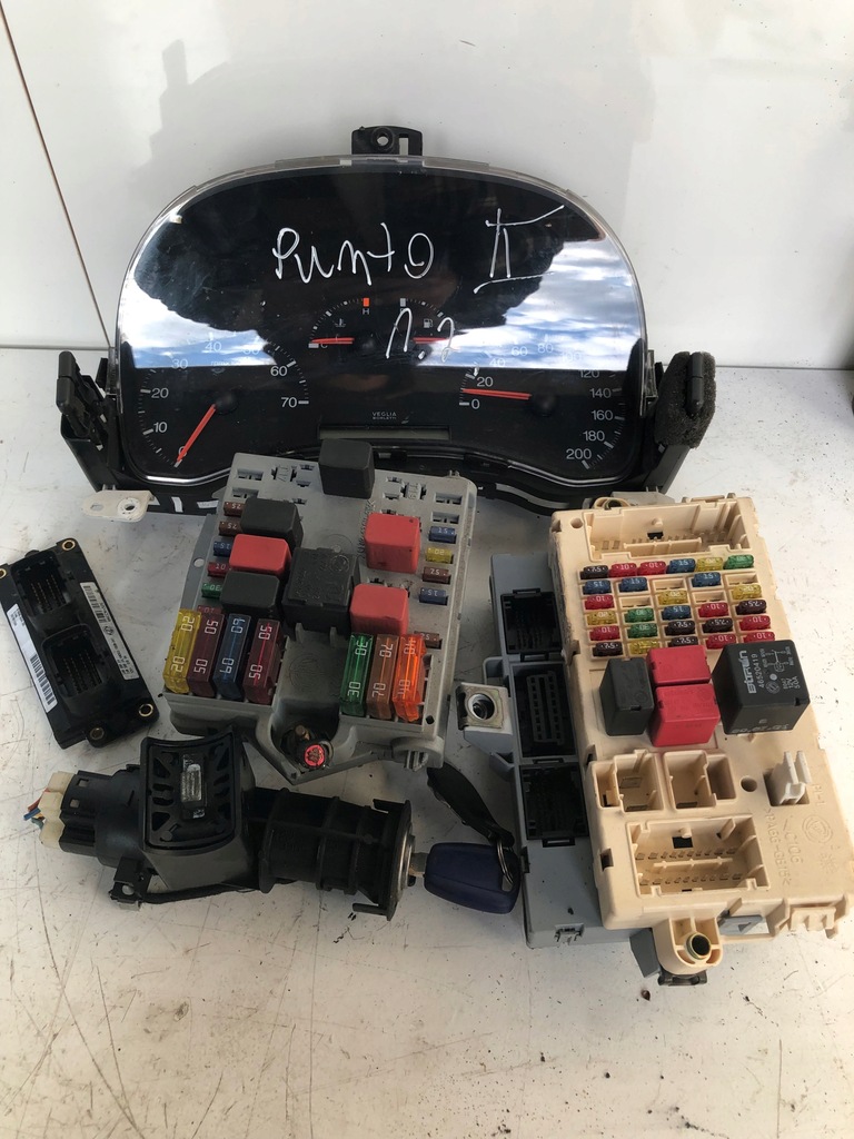 фото №1, Блок управления набор стартовый fiat punto ii 1.2 55181150