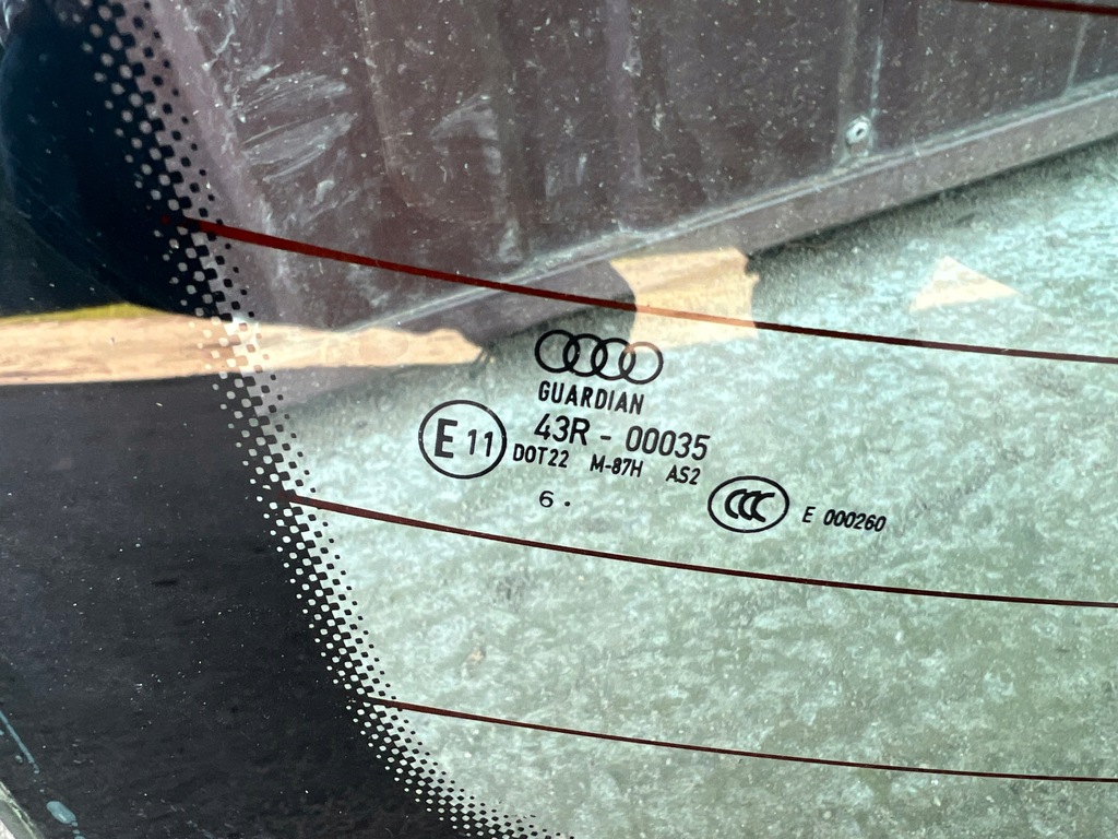 фото №6, Скло задня задня audi a8 d3 оригінальна as2 2006 rok