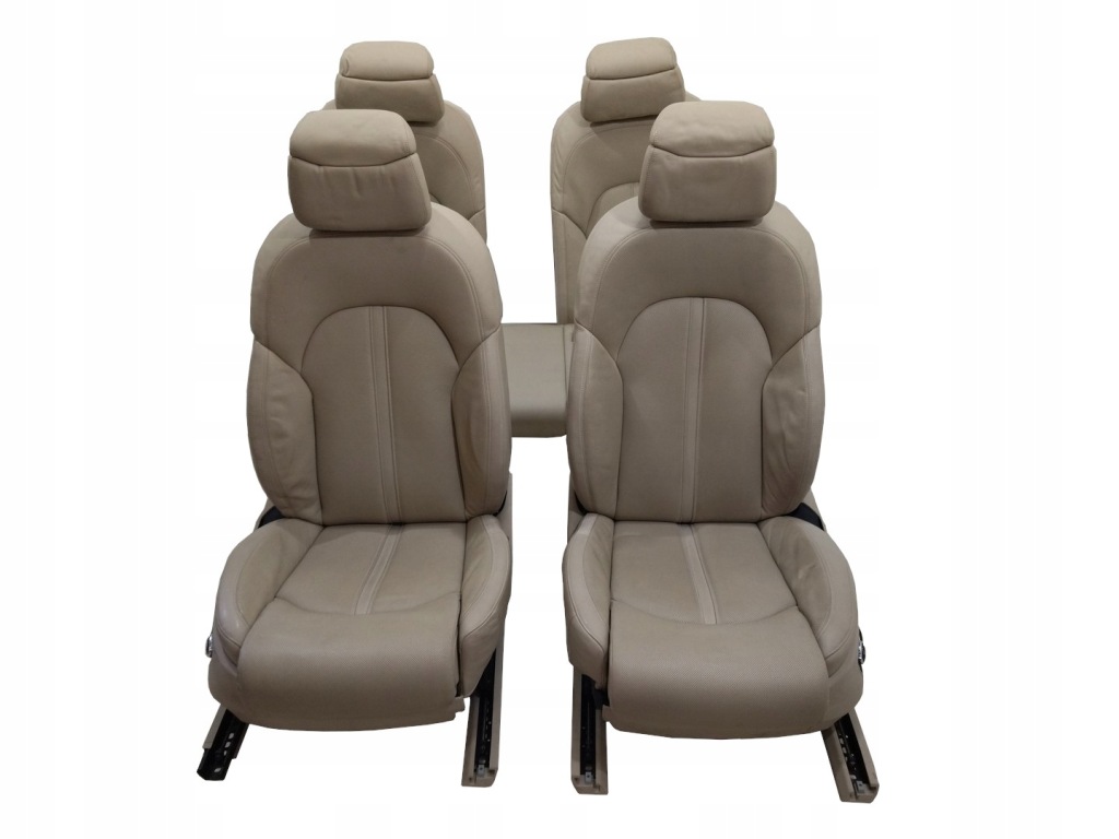 фото №1, Обивка сиденья заднее сиденье кожа бежевая audi a8 d4 2010-2018r